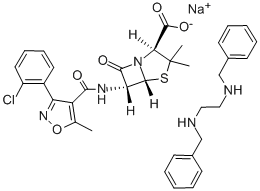 苄星邻氯青霉素结构式_23736-58-5结构式