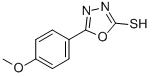 5-(4-甲氧基苯基)-1,3,4-噁二唑-2-硫醇结构式_23766-26-9结构式