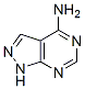 4-氨基吡唑并[3,4-d]嘧啶结构式_2380-63-4结构式