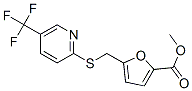 甲基 5-({[5-(三氟甲基)-2-吡啶基]硫代}甲基)-2-糠酸结构式_239107-28-9结构式