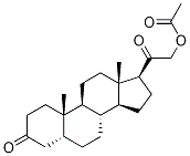 (5β)-21-(乙酰氧基)孕甾烷-3,20-二酮结构式_2402-25-7结构式
