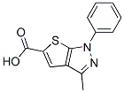 3-甲基-1-苯基-1H-噻吩并[2,3-c]吡唑-5-羧酸结构式_24086-27-9结构式