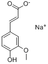 阿魏酸钠结构式_24276-84-4结构式
