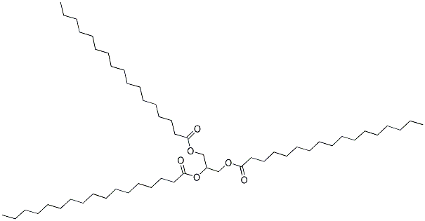 1,2,3-Propanetriyl triheptadecanoate Structure,2438-40-6Structure