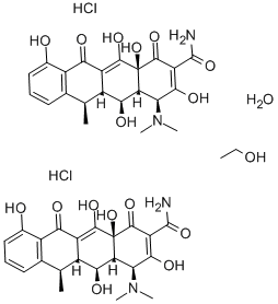 盐酸强力霉素结构式_24390-14-5结构式