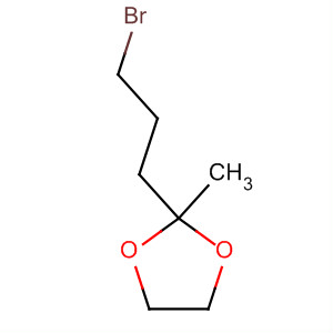 2-(3-溴丙基)-2-甲基-1,3-二氧戊环结构式_24400-75-7结构式