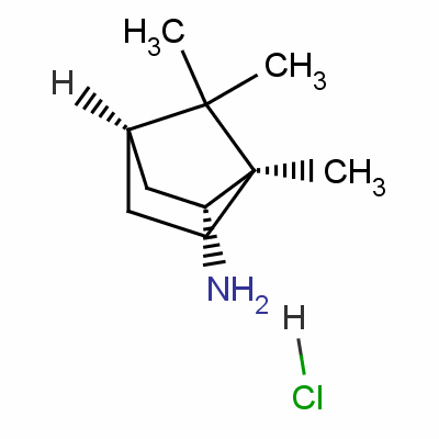 外-(1R)-1,7,7-三甲基双环[2.2.1]庚烷-2-胺盐酸盐结构式_24629-78-5结构式