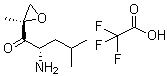 (2R)​-​2-​[(2s)​-​2-​氨基-​4-​甲基戊酰基]​-​2-​甲基环氧乙烷三氟乙酸酯结构式_247068-85-5结构式