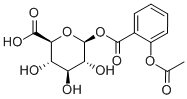 (5xi)-1-O-(2-乙酰氧基苯甲酰基)-beta-D-来苏-吡喃己糖酸结构式_24719-72-0结构式
