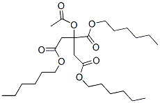 乙酰柠檬酸三正己酯结构式_24817-92-3结构式
