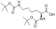 (S)-2,6-二叔丁氧羰基氨基己酸结构式_2483-46-7结构式