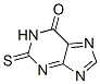 2-巯基-6-羟基嘌呤结构式_2487-40-3结构式