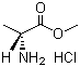 丙氨酸甲脂盐酸盐结构式_2491-20-5结构式