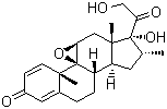 地塞米松环氧水解物结构式_24916-90-3结构式