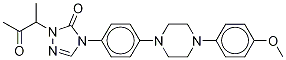 2-[2-(3-氧代丁基)]-4-{4-[4-(4-甲氧基苯基)-哌嗪-1-基]-苯基}-2,4-二氢-[1,2,4-噻唑-3-酮结构式_250255-72-2结构式