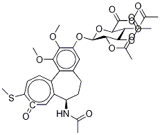 3-去甲基硫代秋水仙碱2-O-(2,3,4-三-O-乙酰基-beta-D-葡糖苷酸甲酯)结构式_250662-47-6结构式