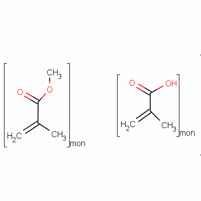 2-甲基-2-丙烯酸的均聚物结构式_25086-15-1结构式