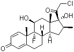 氯倍他索结构式_25122-41-2结构式