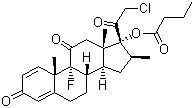 丁酸氯倍他松结构式_25122-57-0结构式