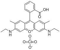 Xanthylium, 9-(2-carboxyphenyl)-3,6-bis(ethylamino)-2,7-dimethyl-, inner salt Structure,25152-49-2Structure