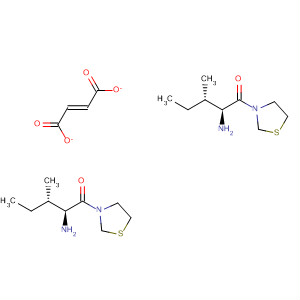 3-[(2S,3s)-2-amino-3-methyl-1-oxopentyl]-thiazolidine (2e)-2-butenedioate (2:1) Structure,251572-86-8Structure
