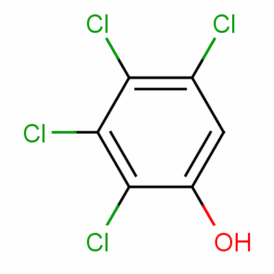 Phenol, tetrachloro- Structure,25167-83-3Structure