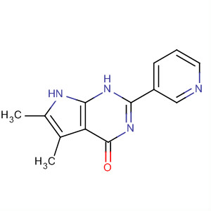 3,7-二氢-5,6-二甲基-2-(3-吡啶)-4H-吡咯并[2,3-d]嘧啶-4-酮结构式_251946-97-1结构式