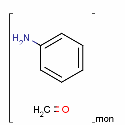 Formaldehyde, polymer with benzenamine Structure,25214-70-4Structure
