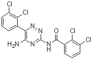 3-(2,3-Dichlorobenzamido) lamotrigine Structure,252186-79-1Structure