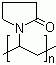 交联聚乙烯基吡咯烷酮结构式_25249-54-1结构式