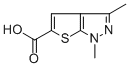 1,3-二甲基-1H-噻吩基[2,3-c!吡唑-5-羧酸结构式_25252-46-4结构式