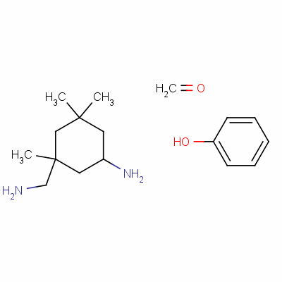Formaldehyde, polymer with 5-amino-1,3,3-trimethylcyclohexanemethanamine and phenol Structure,25265-17-2Structure