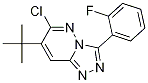 7-叔丁基-6-氯-3-(2-氟苯基)-[1,2,4]噻唑并[4,3-b]吡嗪结构式_252977-54-1结构式