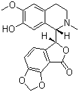 紫堇米定碱结构式_25344-54-1结构式
