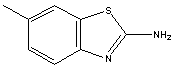 2-氨基-6-甲基苯并噻唑结构式_2536-91-6结构式