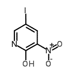5-碘-3-硝基吡啶-2-醇结构式_25391-59-7结构式