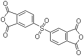 3,3,4,4-二苯基砜四羧酸二酸酐结构式_2540-99-0结构式