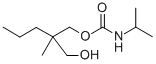 2-(羟基甲基)-2-甲基戊基 异丙基-氨基甲酸酯结构式_25462-17-3结构式