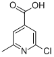 2-氯-6-甲基吡啶-4-羧酸结构式_25462-85-5结构式