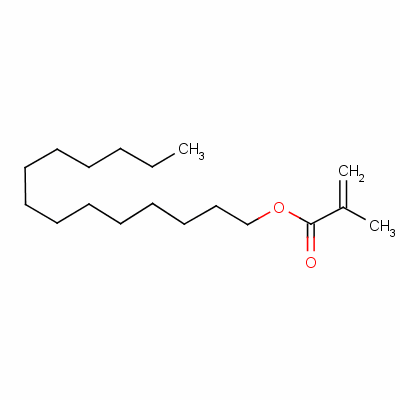 2-甲基-2-丙烯酸十四烷基基酯结构式_2549-53-3结构式
