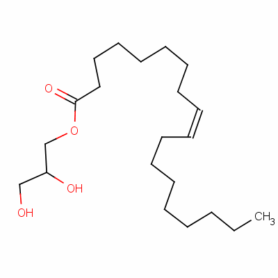 甘油单油酸酯结构式_25496-72-4结构式