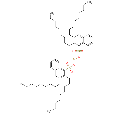 2,3-二壬基-萘磺酸钡盐(2:1)结构式_25619-56-1结构式