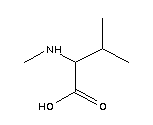 N-ME-DL-VAL-OH HCL Structure,2566-32-7Structure