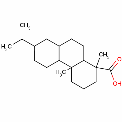 四氢枞酸结构式_25800-63-9结构式