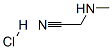 甲氨基乙腈盐酸盐结构式_25808-30-4结构式