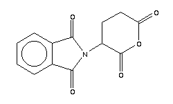 N-邻苯二甲酰-L-谷氨酸酸酐结构式_25830-77-7结构式