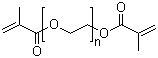 聚乙二醇二甲基丙烯酸酯结构式_25852-47-5结构式