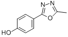 4-(5-甲基-1,3,4-噁二唑-2-基)苯酚结构式_25877-46-7结构式