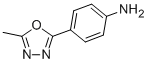 4-(5-甲基-1,3,4-噁二唑-2-基)苯胺结构式_25877-49-0结构式