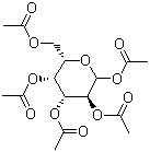1,2,3,4,6-D-葡萄糖五乙酸酯结构式_25878-60-8结构式